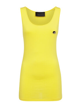PHILIPP PLEIN PHILIPP PLEIN Tank top 22083 Žlutá Skin Tight Fit