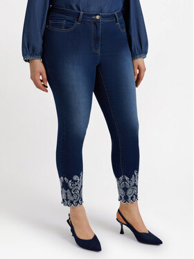 Fiorella Rubino Fiorella Rubino Jeansy P588T004860N024 Niebieski Skin Fit