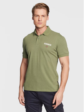 Napapijri Napapijri Polokošeľa E-Ayas NP0A4H9W Zelená Regular Fit