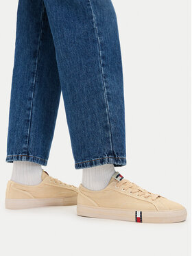 Tommy Jeans Tommy Jeans Tenisky Archive Vulc Y2K Washed Canvas EN0EN02957 Béžová