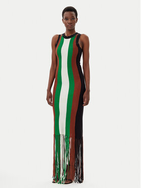 Silvian Heach Silvian Heach Rochie tricotată GPP25026VE Verde Regular Fit