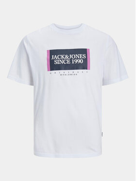 Jack&Jones Jack&Jones T-Shirt Lafayette 12252681 Biały Standard Fit