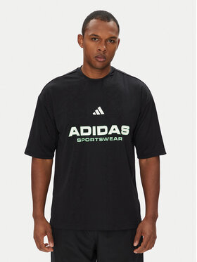 adidas adidas T-shirt Common Goal JM1752 Crna Loose Fit