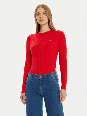 Gant Gant Svetr 4800100 Červená Slim Fit