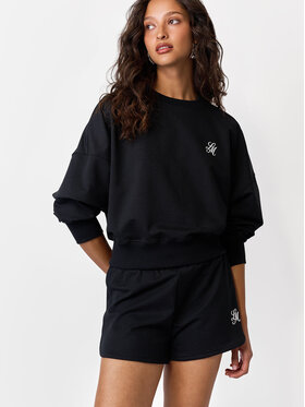 La Mania La Mania Bluza LIPPS Czarny Basic Fit