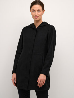 Cream Cream Wollmantel Crysta 10611658 Schwarz Straight Fit