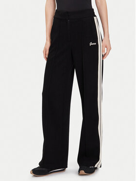Guess Guess Spodnie dresowe V5BB16 KCX52 Czarny Wide Leg