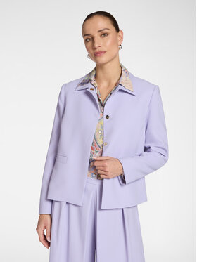 Elena Mirò Elena Mirò Marynarka R060P000109N0A9 Fioletowy Boxy Fit