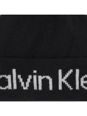 Calvin Klein Kapa Logo Reverso Tonal Beanie K60K611151 Crna