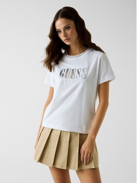 Guess Guess T-Shirt 183129 Biały Classic Fit