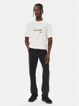 HUGO HUGO T-särk Naxter 50570028 Valge Regular Fit