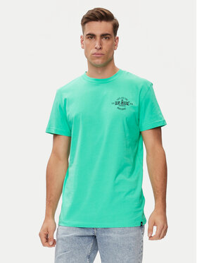 DC Shoes DC Shoes Tričko Chain Gang Tss ADYZT05348 Zelená Regular Fit