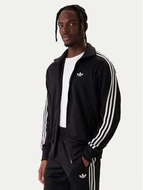 adidas adidas Bluza Firebird KD8312 Czarny Loose Fit