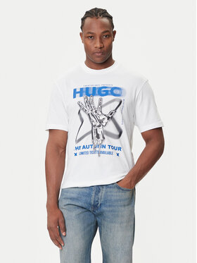 HUGO HUGO T-shirt Nopix 50543494 Bijela Regular Fit