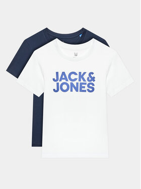 Jack&Jones Junior 2 marškinėlių komplektas Corp Logo 12199947 Spalvota Regular Fit