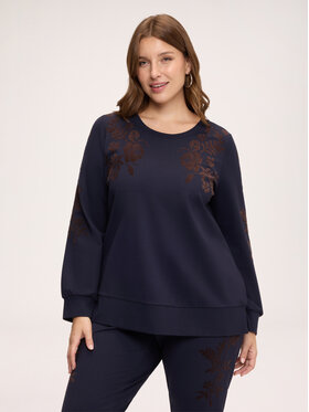 Fiorella Rubino Fiorella Rubino Bluza G80DL009549N034 Niebieski Regular Fit