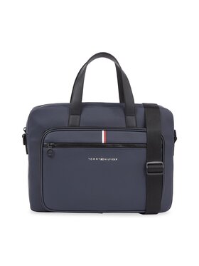 Tommy Hilfiger Tommy Hilfiger Τσάντα για laptop Th Essential Pique Computer Bag AM0AM11542 Σκούρο μπλε