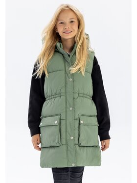 MINOTI MINOTI Kamizelka 20gilet40 Khaki Regular Fit