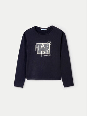 Mayoral Mayoral Блузка 7004 Чорний Regular Fit