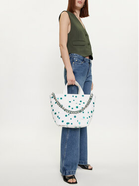 Desigual Desigual Ročna torba 24SAXP60 Bela