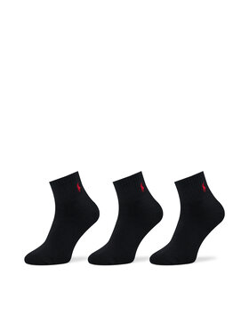 Polo Ralph Lauren Polo Ralph Lauren Set de 3 perechi de șosete lungi pentru bărbați 449655220001 Negru