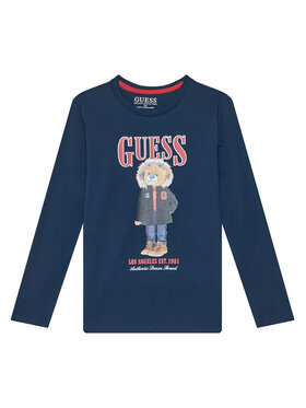 Guess Guess Blúzka L5BI09I3Z14 Tmavomodrá Regular Fit