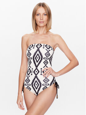 Elisabetta Franchi Elisabetta Franchi Maudymosi kostiumėlis CS-46M-32E2-V280 Smėlio
