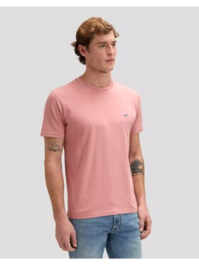 Lee Lee T-Shirt SS PATCH LOGO TEE Pomarańczowy Regular Fit