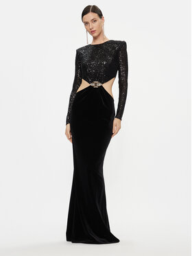 Elisabetta Franchi Elisabetta Franchi Официална рокля AB-512-37E2-V650 Черен Regular Fit