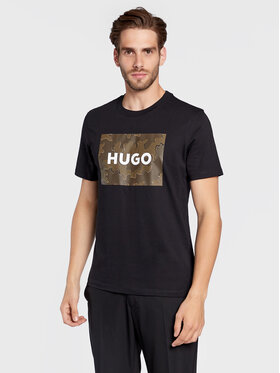 Hugo Hugo T-Shirt Dulive-U224 50477005 Černá Regular Fit