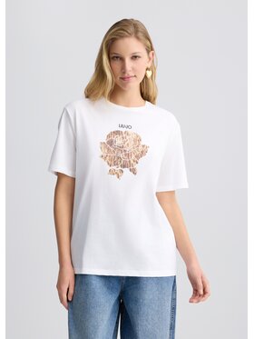 Liu Jo Liu Jo T-Shirt WA5361JS923M9666 Brązowy Regular Fit