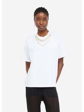 Liu Jo Liu Jo T-Shirt CF5063J008811111 Biały Regular Fit