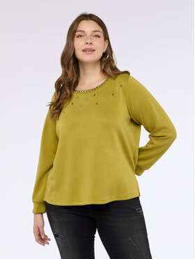 Fiorella Rubino Fiorella Rubino Felpa G869L009058N025 Giallo A-Line Fit