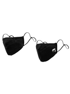 KARL LAGERFELD KARL LAGERFELD Set od 2 tekstilne maske 211W3910 Crna