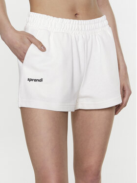 Sprandi Sprandi Sportske kratke hlače SP3-SKD022 Bijela Regular Fit