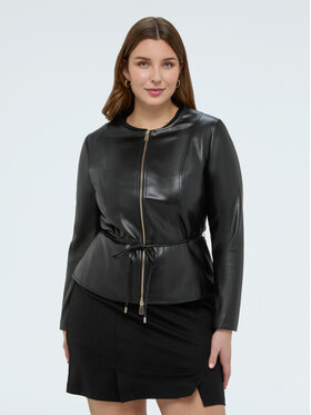 Fiorella Rubino Fiorella Rubino Kurtka z imitacji skóry R309T001282N033 Czarny Regular Fit