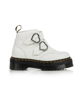 Dr. Martens Dr. Martens Glany Devon Heart White Milled Nappa Biały