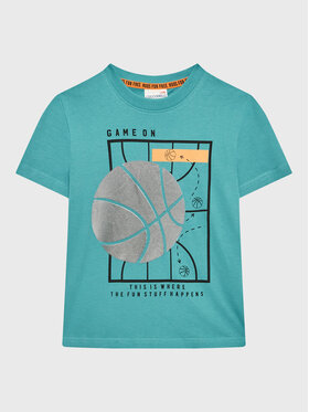 Coccodrillo Coccodrillo T-shirt WC2143202GOI Tirkizna Regular Fit