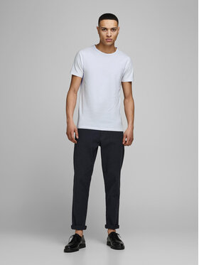 Jack&Jones Majica Basic 12058529 Bela Stretch Fit