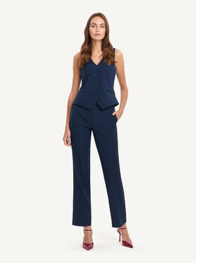 KMX KMX Spodnie materiałowe 808670012 Granatowy Straight Fit