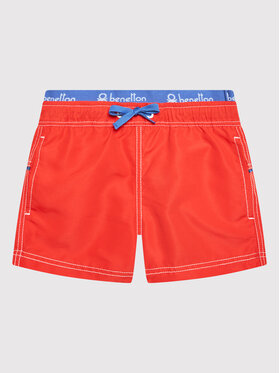 United Colors Of Benetton United Colors Of Benetton Plavecké šortky 5JD00X006 Červená Regular Fit