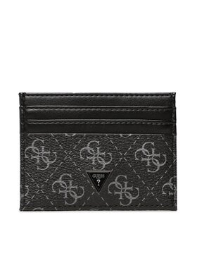 Guess Guess Etui na karty kredytowe Vezzola Smarta Slg SMEVZL LEA25 Czarny