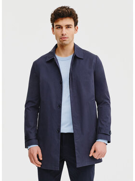 Pako Lorente Pako Lorente Płaszcz przejściowy P25SF-7X-001 Granatowy Classic Fit