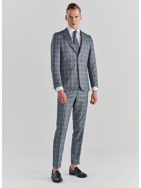 Pako Lorente Pako Lorente Spodnie garniturowe P22SF-6G-012 Niebieski Slim Fit