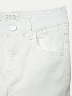 Guess Jeans Hlače J4RB11 WE620 Bela Skinny Fit