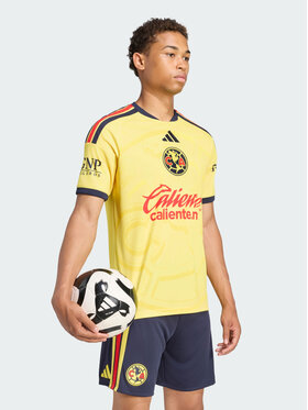 adidas adidas Koszulka techniczna 171195 Żółty Slim Fit