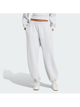 adidas adidas Spodnie materiałowe 151545 Szary Loose Fit