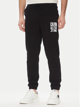 Calvin Klein Jeans Calvin Klein Jeans Pantaloni trening Painted J30J327535 Negru Regular Fit