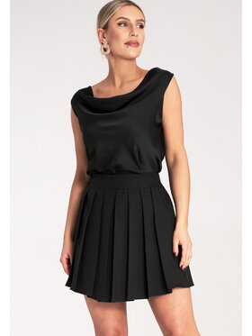 FIGL FIGL Spódnica mini M1159 Czarny A-Line Fit