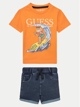 Guess Guess Set T-Shirt und Shorts I5GG15 K8HM4 Orange Regular Fit